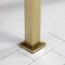 Kingston Brass KVPB37224Q7 37-Inch Console Sink with Stainless Steel Legs (4-Inch, 3 Hole), White/Brushed Brass KVPB37224Q7 - alternate 3